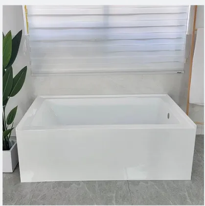 Standard Collection Integral Apron Bathtub: American One-piece 60-inch Bathtub
