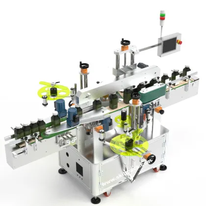 Automatic Labeling Machine for Flat Bottles - Two Sides Automation