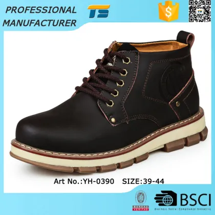 Waterproof Leather Boots Men Shoes Boots