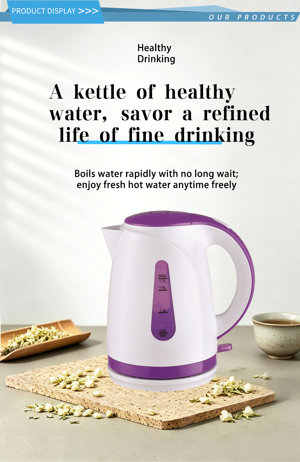 304 stainless steel kettle FK-1306 1