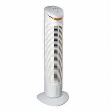 Tower fan, VDE, class II, made of plastic