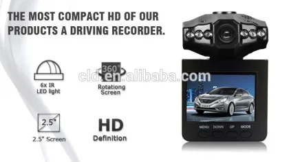 Popular 2.5 inch Screen 120 Degree 1920*1080P Night Mode 360 Degree Rotation Screen dash cam