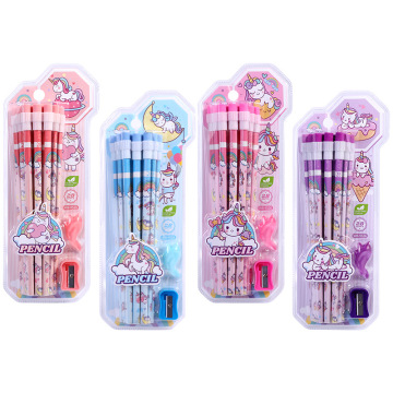Wholesale Cartoon Kawaii Unicorn Pencils for Kids