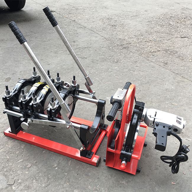 40mm-160mm HDPE Pipe 4 Rings Manual Portable Butt Fusion Welding Machine