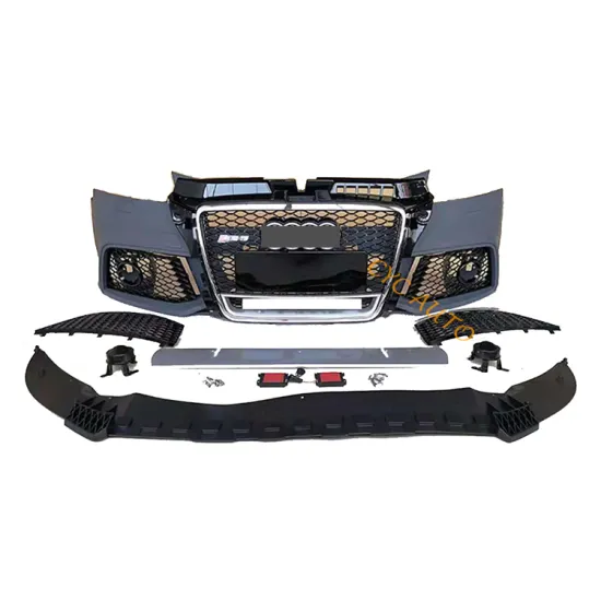 PP Material RS3 Grille Car Body Kit Front Bumper for Audi A3 S3 8P 2008-2012