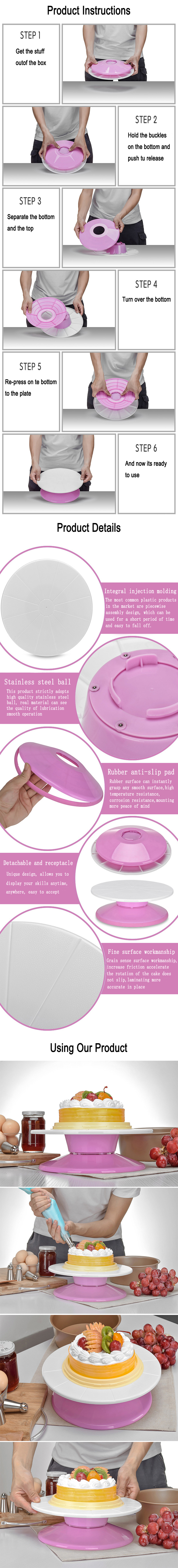 plastic cake turntable plastic cake turntable