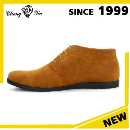 Hot Sale camel color Suede ODM Casual Boots For Men
