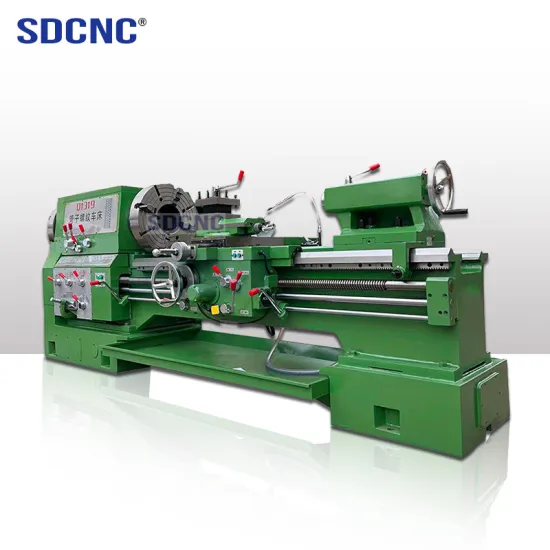 China Hot Sale Horizontal Metal Lathe Pipe Threading Lathe Q1319