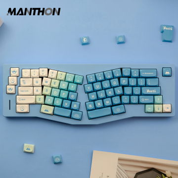119 toetsen Gmk Yeeti PBT Dye Subbed KeyCaps voor MX Switch Mechanical -toetsenborden