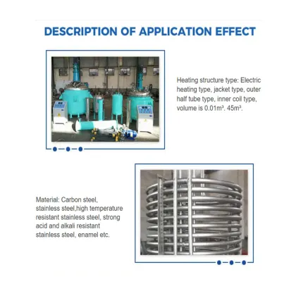 High Temperature Limpet Coil Heating Reactor Tank 2000L