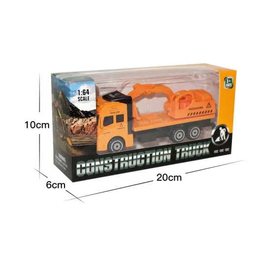 Wholesale Metal Diecast Engineer Mixer Truck and Digger Model Cars for Kids