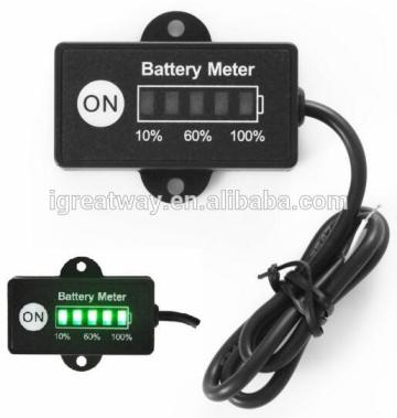 12v rectangular battery indicator meter