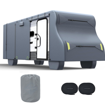 Factory Direct Waterproof Windproof 600D Motorhome Camper Cover for Hail Protection