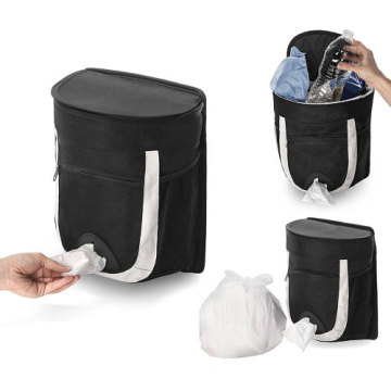 Wholesale Custom Black Waterproof Car Trash Can with Lid