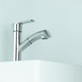 หรูหราสองฟังก์ชั่นทองเหลืองสีดำขัดทอง Faucet อ่างอาบน้ำ Faucet Faucet