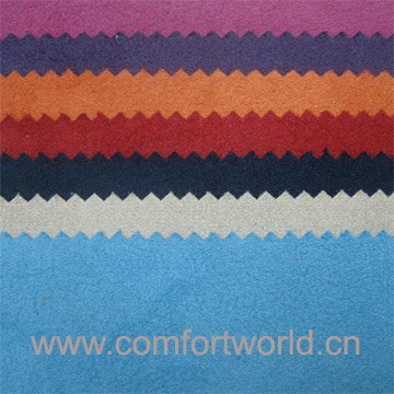 โพลีเอสเตอร์ 100% ยึดผ้า Suede สำหรับโซฟา