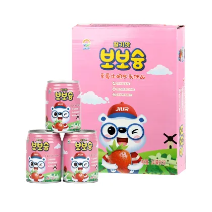 JIUR New Flavors Strawberry Drink Manufacturer - Custom Soft Drinks and Milk Drinks for Sale