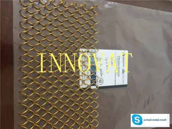 Beautiful decorative metal Aluminum Chain Link Curtain