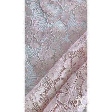 Cotton Nylon Rayon Lace Knit Fabric