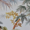 soft grey western hand-painted wallpaper