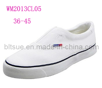 White Student Canvas Shoes