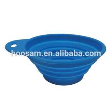 Reusable Heat-resistant Travel Folding Silicone Cup With Rotatable