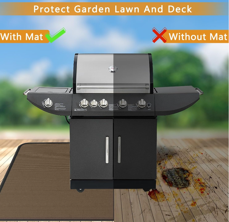 Under Grill Mat for Grill
