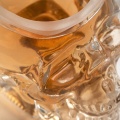 Decanter di whisky cranio di vetro con tappo