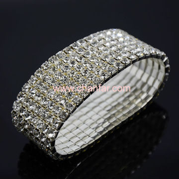 Yiwu Factory Elegant Rhinestone Bracelet --BWG007