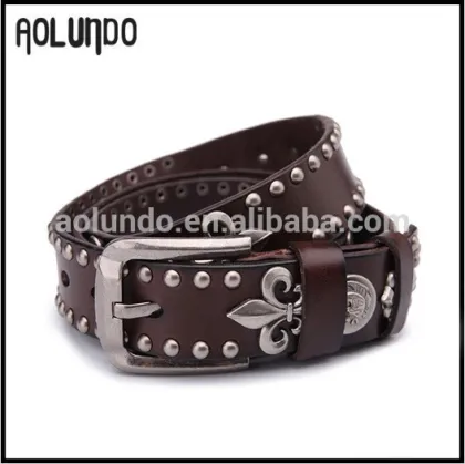 fashion Italian unisex genuine leather belt