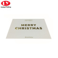 Merry Christmas Gift Card Printing with Gold Logo