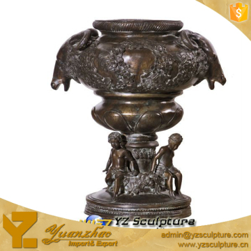 Beautiful design brass flower pot BASN-W030
