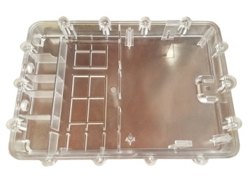 Clear PC box injection mould
