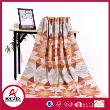 very warm promotion 100% acrylic printed blanket