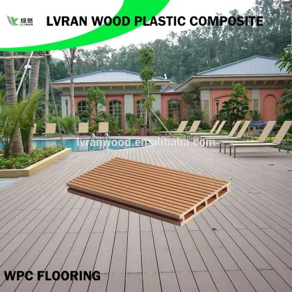 Indoor and outdoor wood plastic floor boards