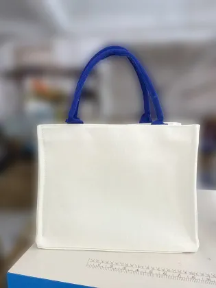 Customized canvas tote bag