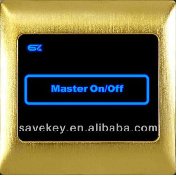 touch panel switch with master key