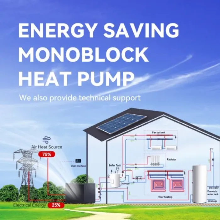 12kw R290 Heat Pump Hot Water Mono-Block System