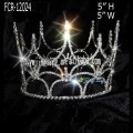 Wholesale Rhinestone Full Round Pageant Crowns Cheap