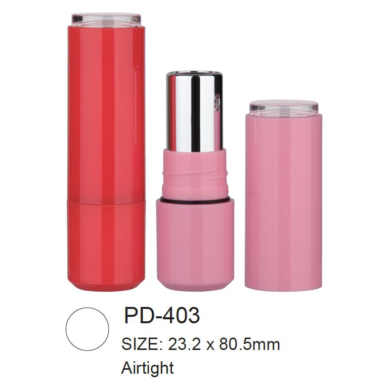 Ronde plastic luchtdichte lippenstift tube