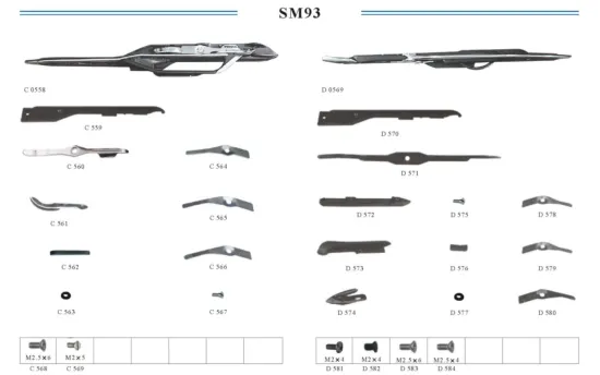 Gripper and Parts Sm93