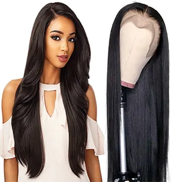 Lace Frontal Wig Vendors Wholesale Straight Transparent HD Lace Front Wigs For Black Women 100 Virgin Brazilian Human Hair Wigs