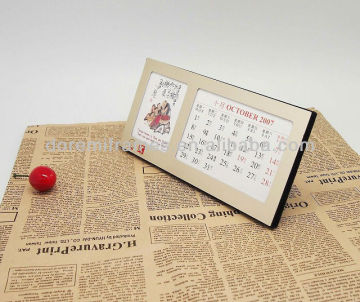aluminum 2014 photo frame calendars for wholesale