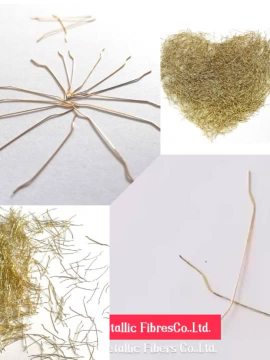 Hot Sale Copper Steel fiber for Concrete Reinforcement