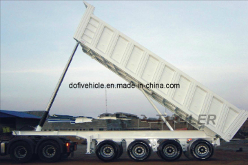 40cbm Dump Tipping Trailer with Four Axles and 60ton Loading (ZJV9870ZHX)
