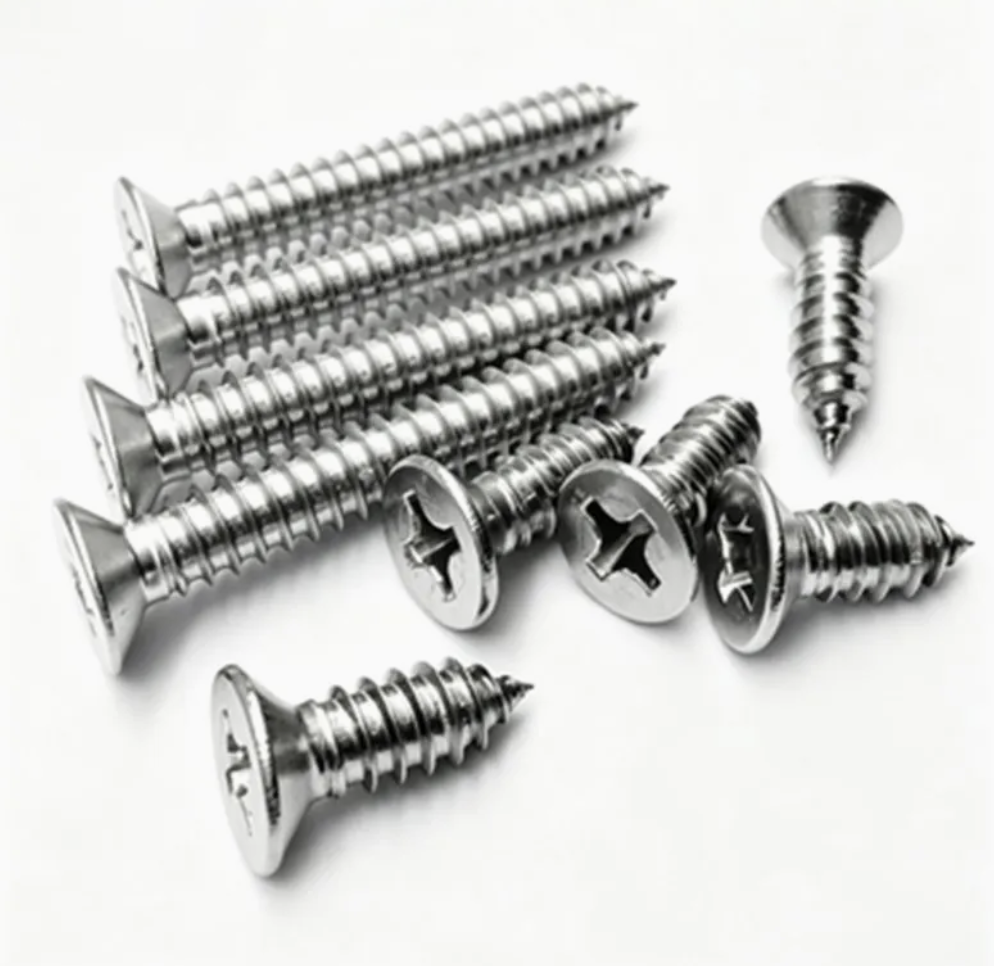 Titanium self-tapping screws