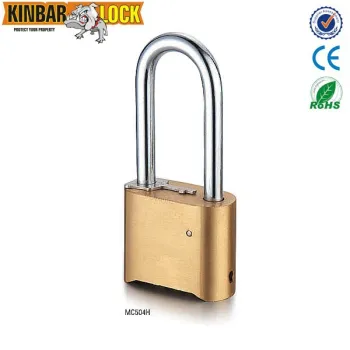 Brass luggage digital combination padlock