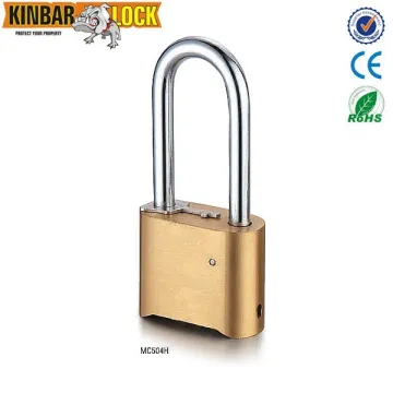 Brass luggage digital combination padlock
