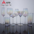 Home Rainbow tall glass crystal glass wine cup