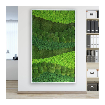 Linwoo Hot Sale Artificial Moss Ball Wall Decor